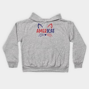 American cat Kids Hoodie